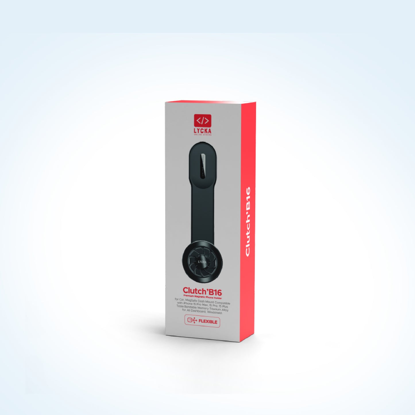 Lycka Clutch B16 – 360° Magnetic Car Mount with Ultra-Strong Grip