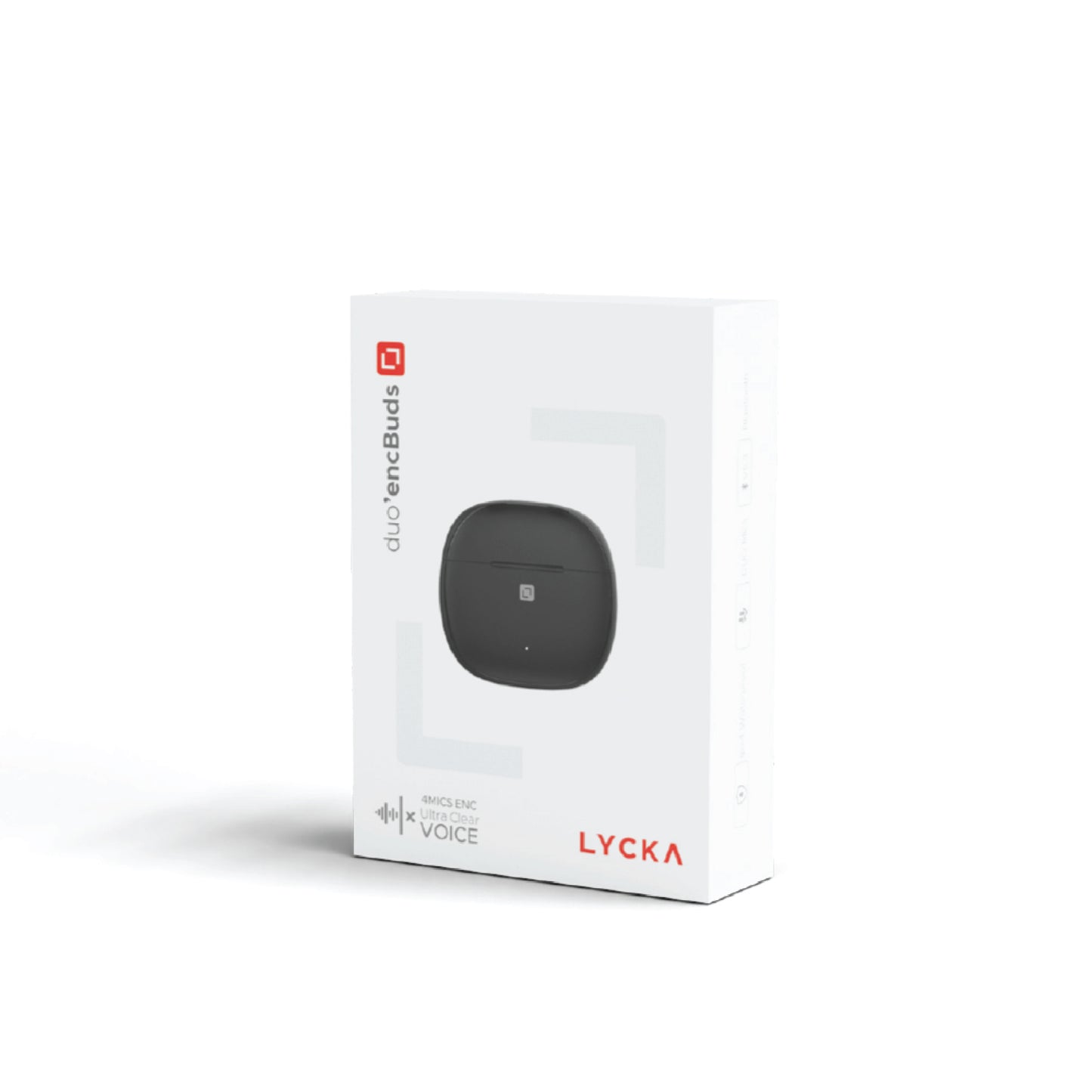 Lycka Duo encBuds – True Wireless Earbuds with ENC, 12mm Drivers & Bluetooth 5.3 for Crystal Clear Sound