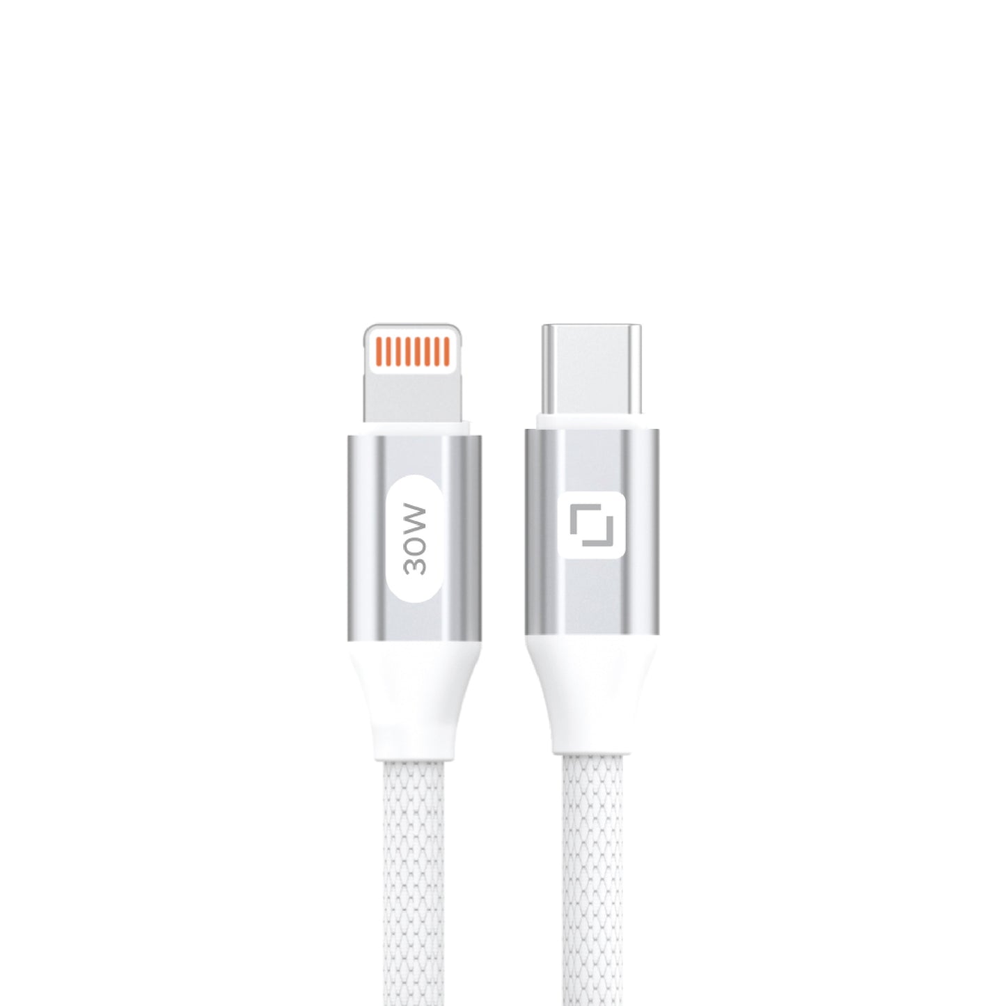 Lycka P Cord XTRA30 – 30W Fast Charging Type-C to Lightning Cable (2M, White)