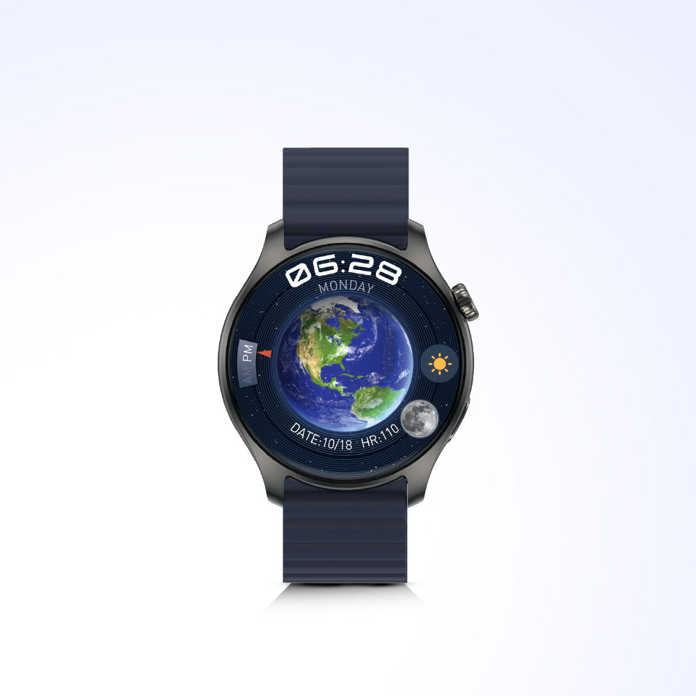 Lycka Smarto Amo – Premium AMOLED Smartwatch with IP68 Waterproofing, 1.43" Display & 1GB Flash Storage