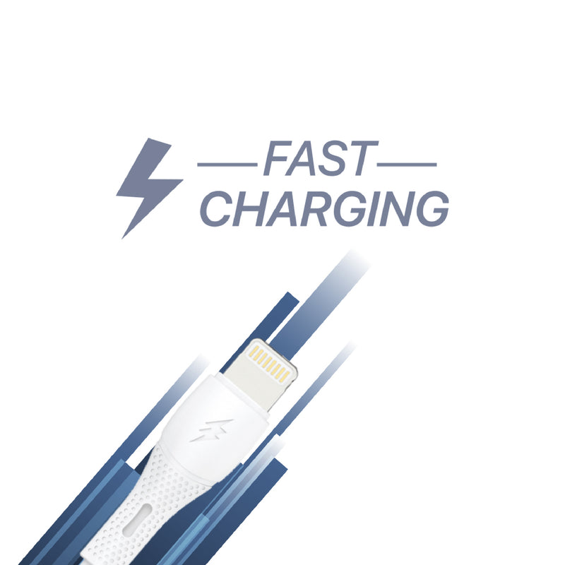 Lycka Cord Lite Lightning Cable – 1 Meter USB to Lightning Fast Charging & Data Sync Cable