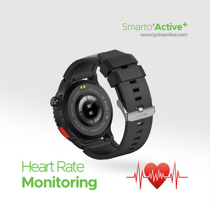 Lycka Smarto Active Plus AMOLED High Definition LCD Display (Full Touch) IOS 9.0+, Android 5.0+ Waterproof 3ATM Stand by time 10-15 Days