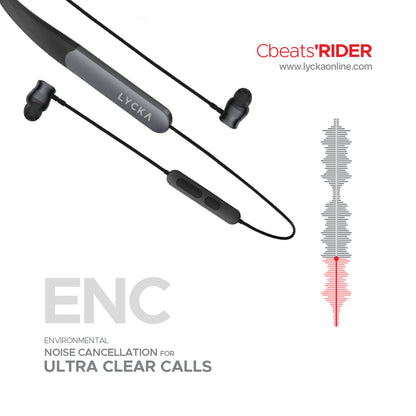 Lycka Cbeats ‘RIDER – 120H PowerPlay Wireless Audio with 10mm speaker drivers and 900mAh high-capacity battery