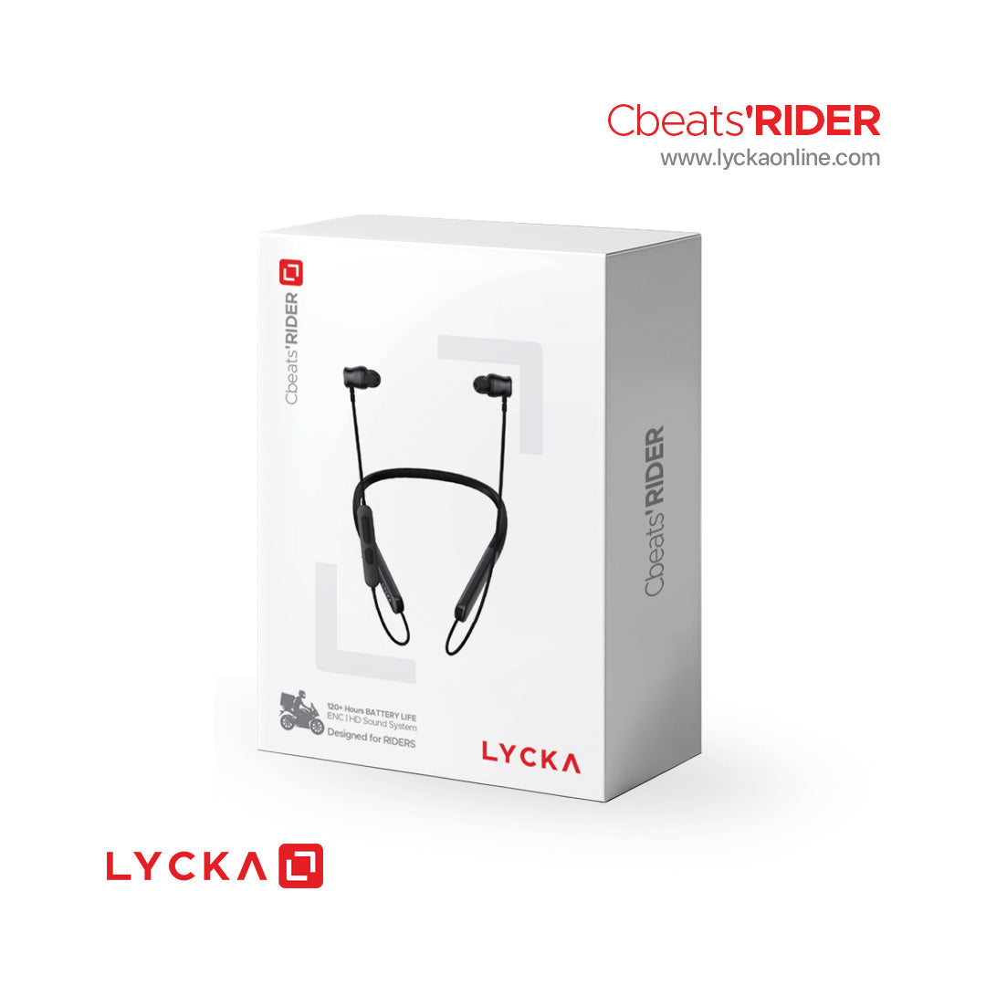 Lycka Cbeats ‘RIDER – 120H PowerPlay Wireless Audio with 10mm speaker drivers and 900mAh high-capacity battery