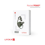 Lycka Rocket PD60+ 60W Dual (Type-C & Lighting) Fast Car Charger with Built-in 2-in-1 Cable