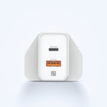 Lycka Boost 45W GaN Travel Adapter, Dual Type-C + USB A Port, Max 45W Output
