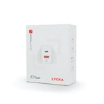 Lycka Boost 45W GaN Travel Adapter, Dual Type-C + USB A Port, Max 45W Output