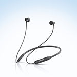 Lycka C Beats Q30 Bluetooth Neck Band, Dual Pairing, Direct plug in charging technology, 30 Hours Music time, 250 mAh Battery (Black)