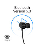 Lycka C Beats Mini – Ultra-Compact Wireless Bluetooth 5.3 Earphones with 15-Hour Music Playback, HD Mic & Type-C Fast Charging