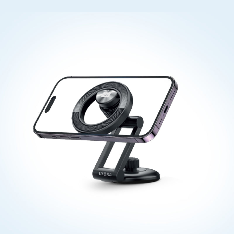 Lycka Clutch D03 – Magnetic Dashboard & Windshield Mount with Multi-Angle Flexibility