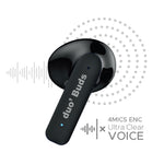 Lycka Duo encBuds – True Wireless Earbuds with ENC, 12mm Drivers & Bluetooth 5.3 for Crystal Clear Sound