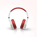 Lycka Fusion PRO Premium Bluetooth Fashionable Headphones, Tuned Equalizer, 40mm Speaker, 50 Hours Longest Playback with 500 mAh Battery (RED)