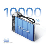 Lycka MagSafe Ton 10000 mAh Power Bank, Lighting and Type-C Input, Lighting and Type-C Output, Wireless Output, Li - Polymer Battery