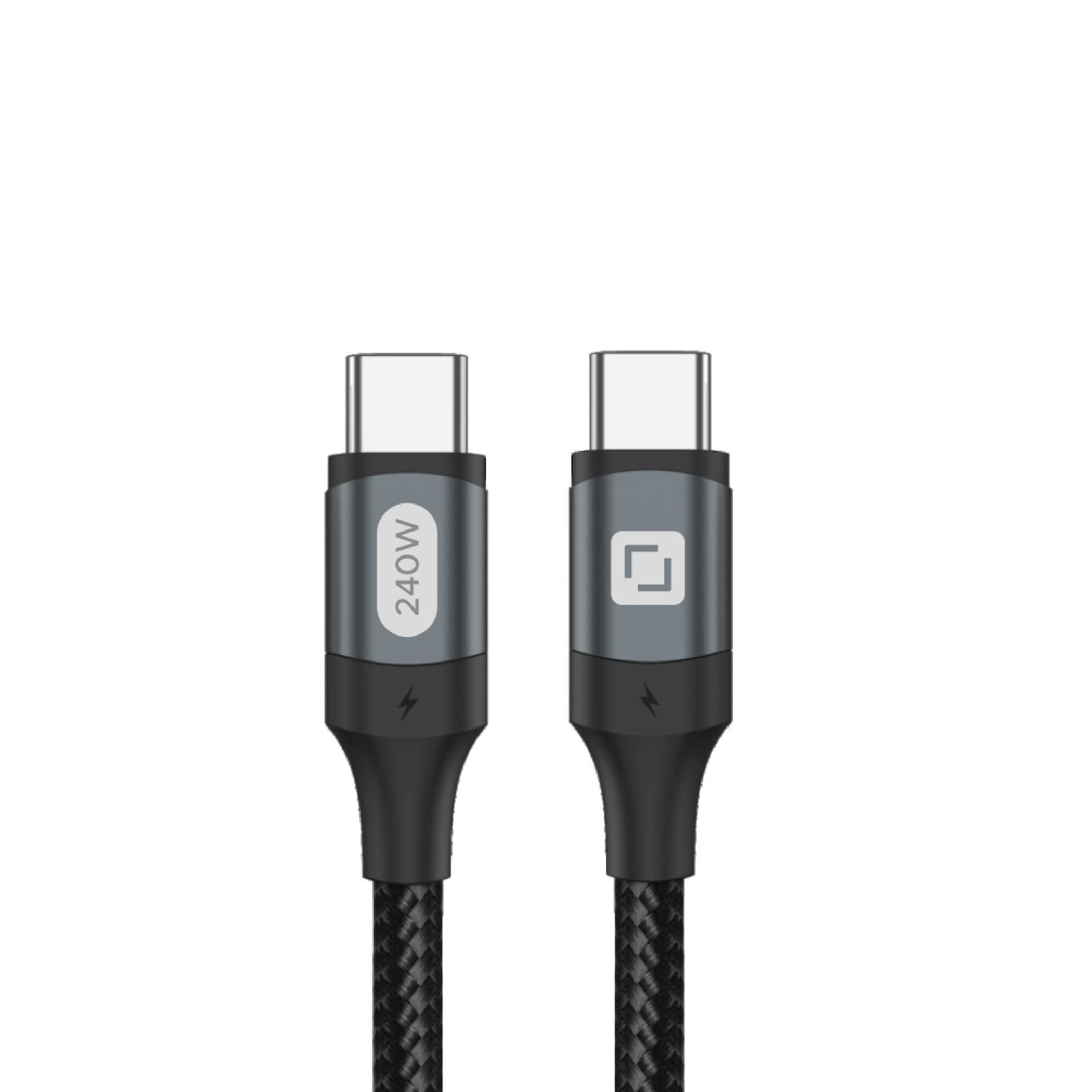 Lycka P Cord Thunder – 240W Type-C to Type-C Fast Charging Cable (1M, Black)