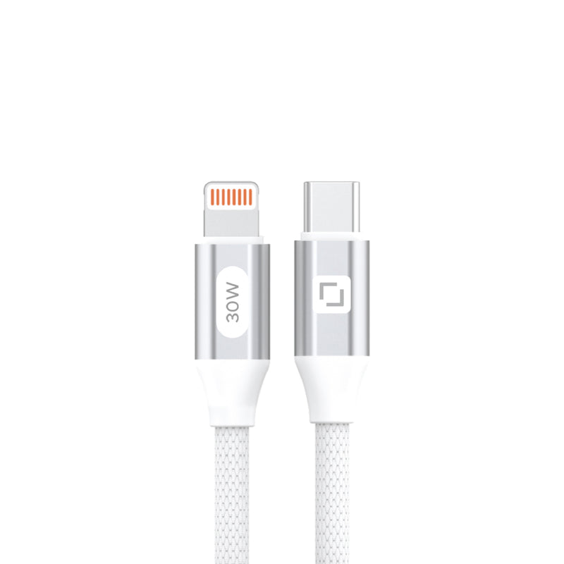 Lycka P Cord XTRA30 – 30W Fast Charging Type-C to Lightning Cable (2M, White)