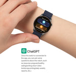 Lycka Smarto Amo – Premium AMOLED Smartwatch with IP68 Waterproofing, 1.43