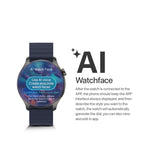 Lycka Smarto Amo – Premium AMOLED Smartwatch with IP68 Waterproofing, 1.43