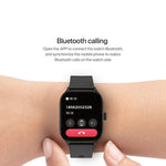 Lycka Smarto X'Lite Smart watch, 2.01 inch Display, Full Touch Screen, Bluetooth Calling (Black)