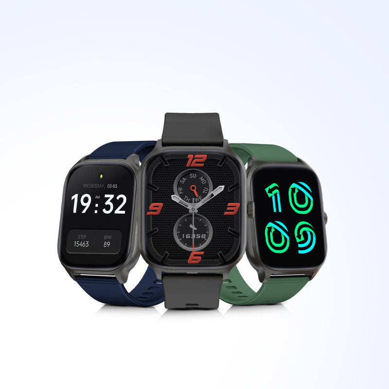 Lycka Smarto X'Lite Smart watch, 2.01 inch Display, Full Touch Screen, Bluetooth Calling (Black)