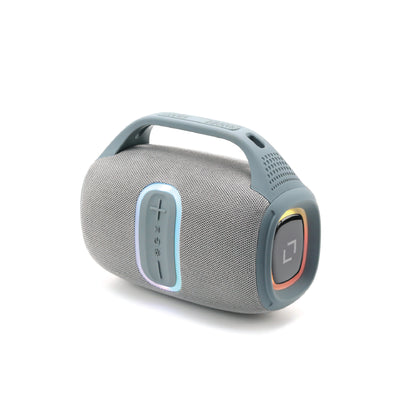 Lycka Thunder Box Speaker, Bass UP2.0 Hi-Fi Stereo 78mm Speaker size, RGB lights, 3600 mAh Battery (Black)